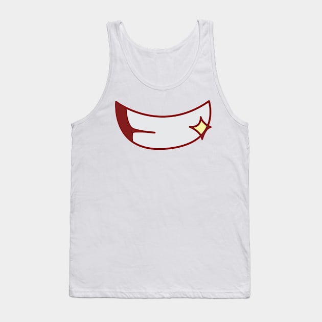 FUNNY FACE MASK Tank Top by PIIZ